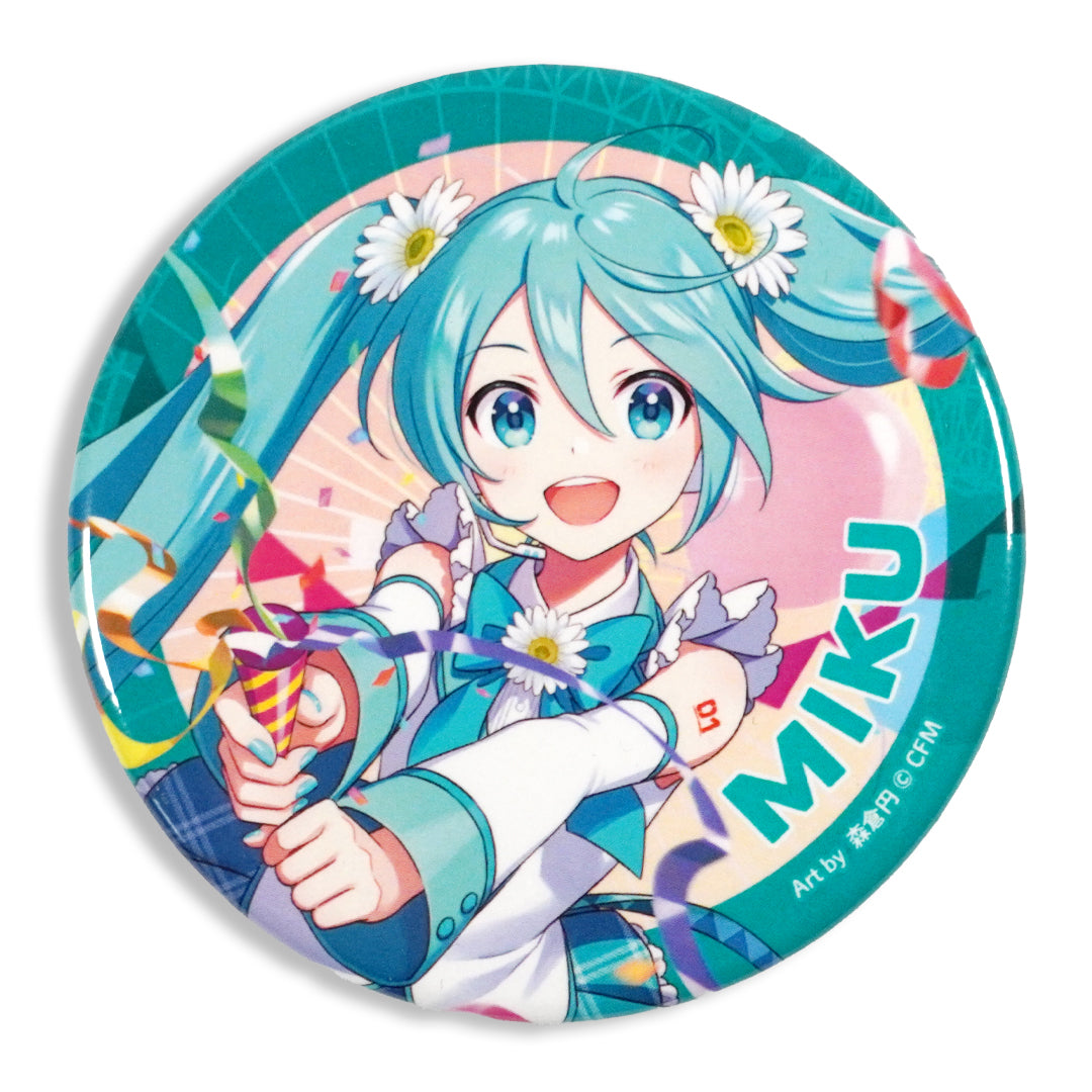 「初音ミク×よみうりランド2024～5th Anniversary～」おおきめ缶バッジ 森倉円 ver.(全6種)